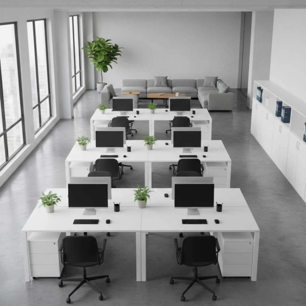 clean, organized office after junk removal