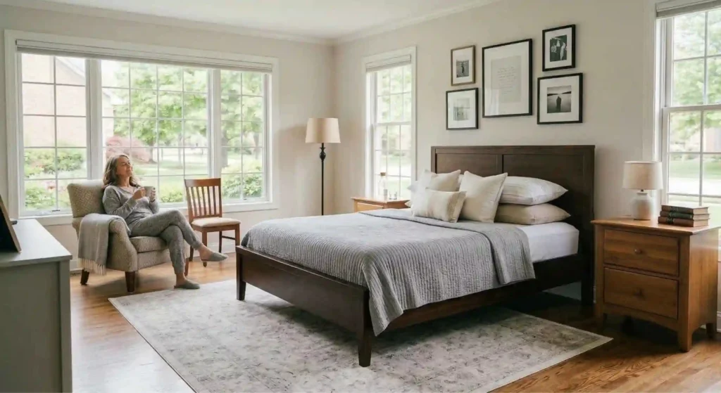 homeowner enjoying clutter-free space