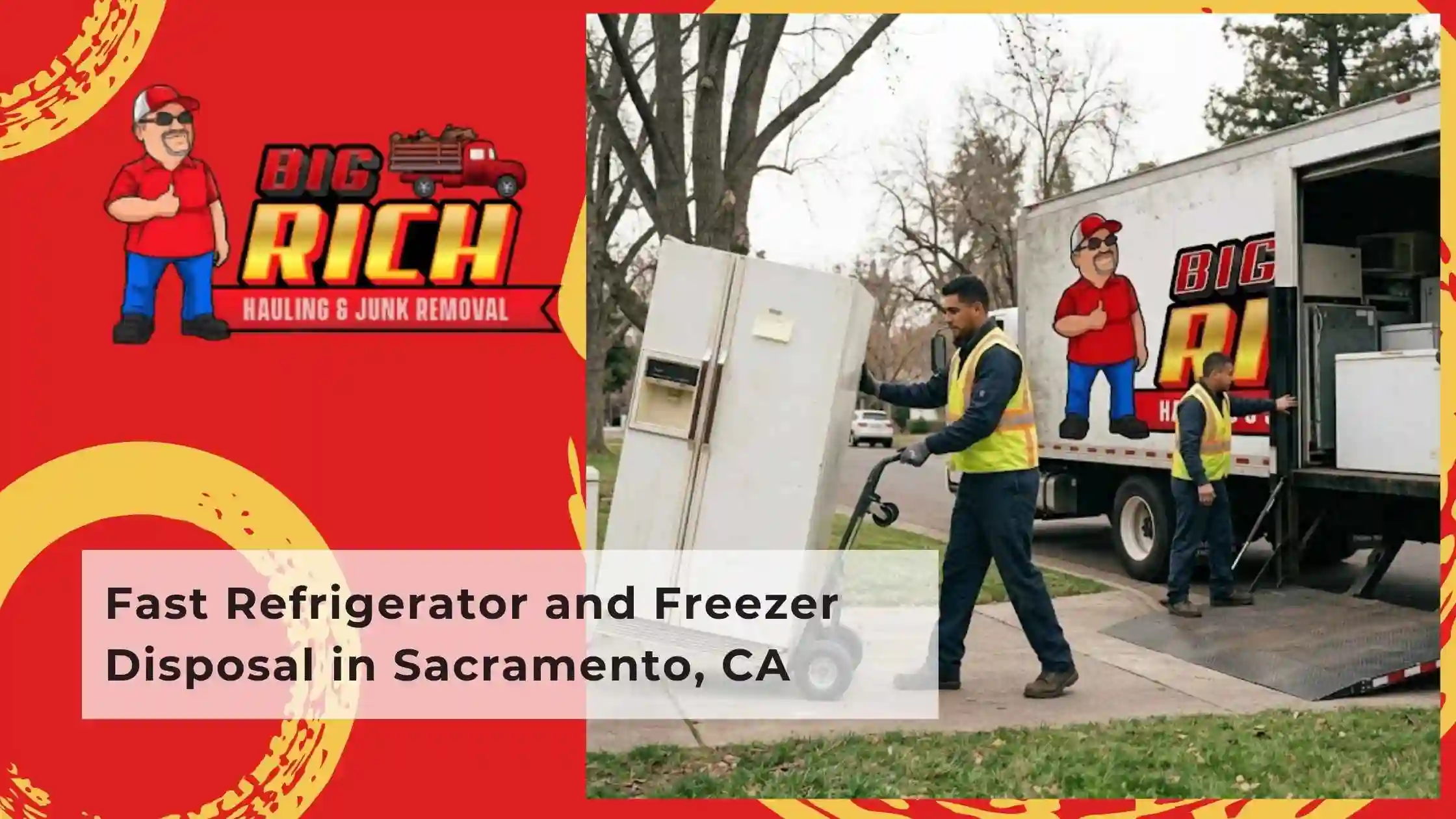Fast Refrigerator and Freezer Disposal in Sacramento, CA