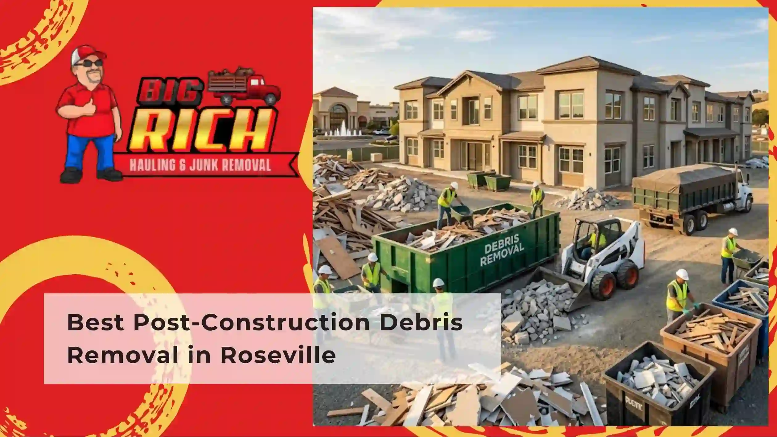 Best Post-Construction Debris Removal in Roseville