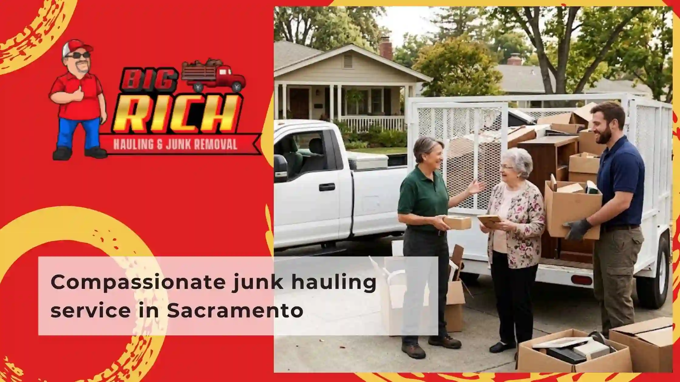 Compassionate junk hauling service in Sacramento