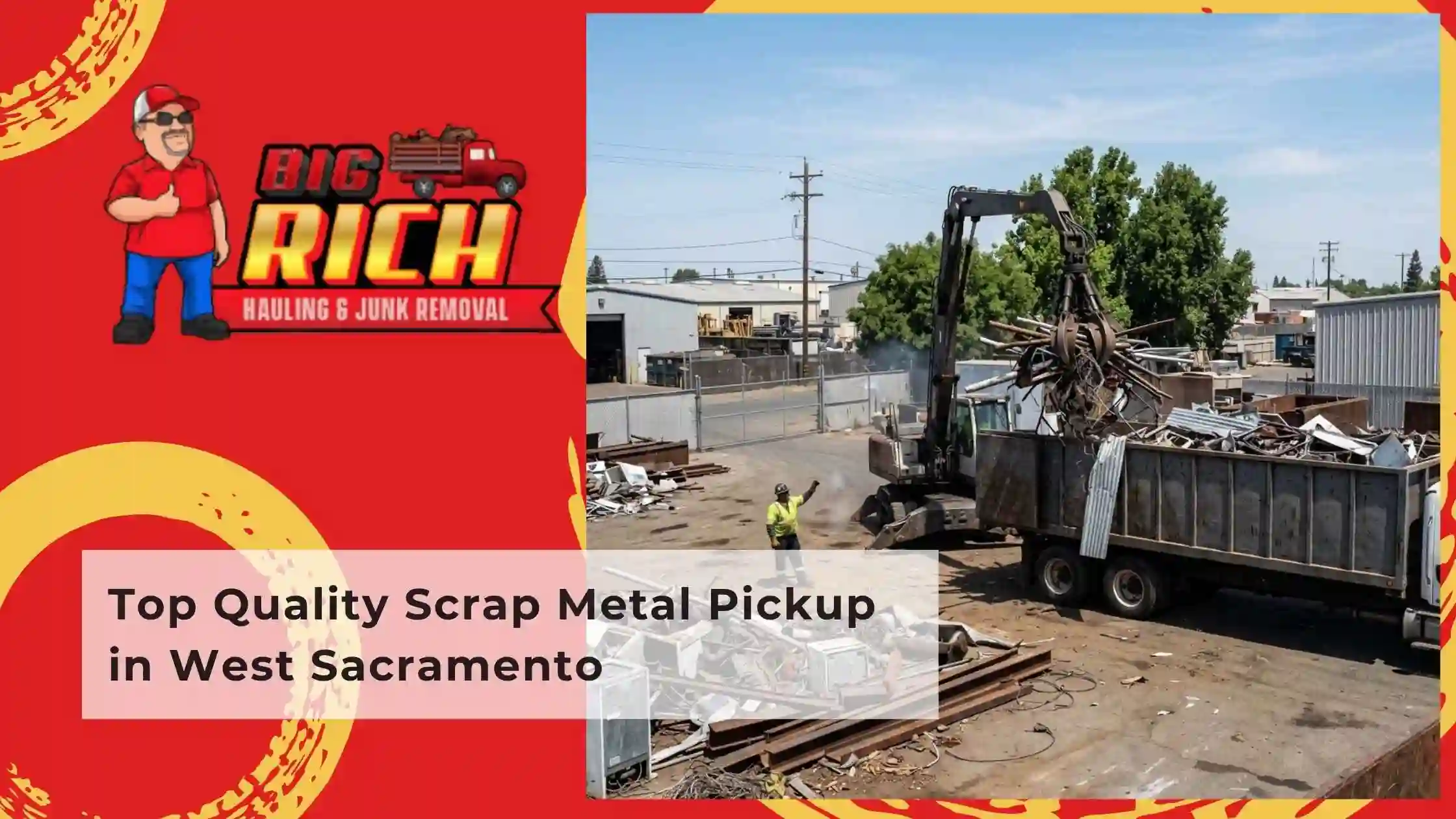 Top Quality Scrap Metal Pickup in West Sacramento
